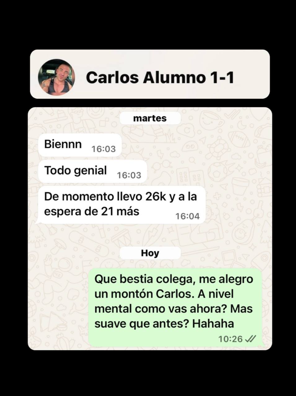 Testimonio de alumno 1