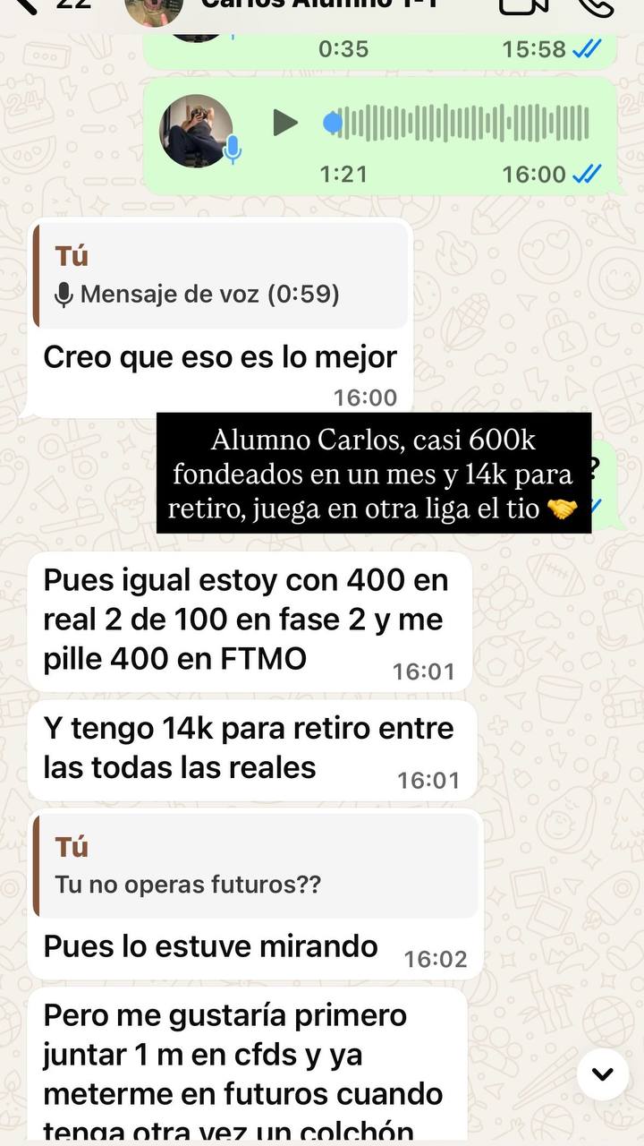 Testimonio de alumno 3