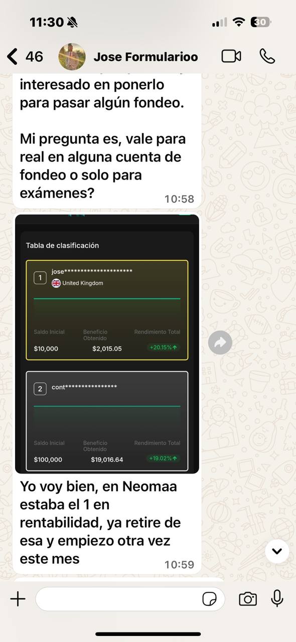 Testimonio de alumno 5